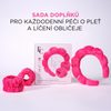 Sada čelenky a gumiček pro každodenní péči a líčení obličeje